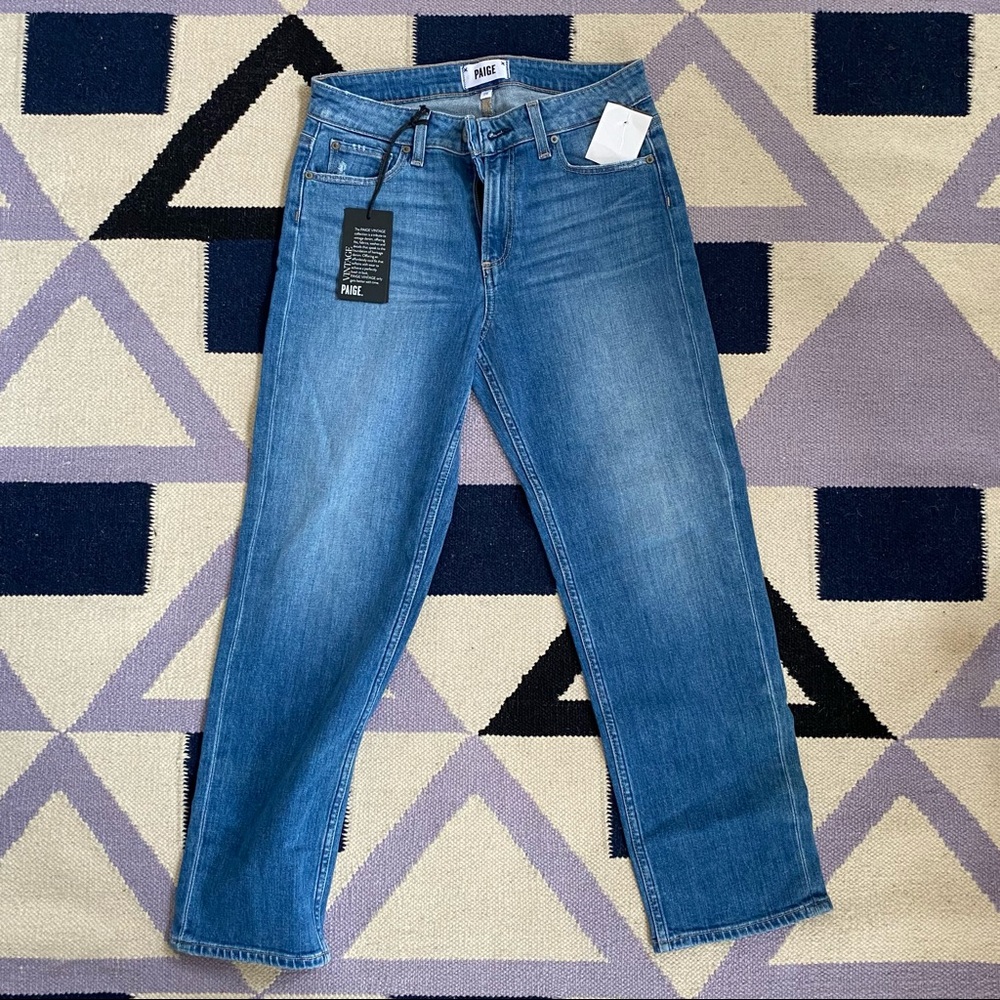 NWT Paige Noella Relaxed Straight Leg Jean 26